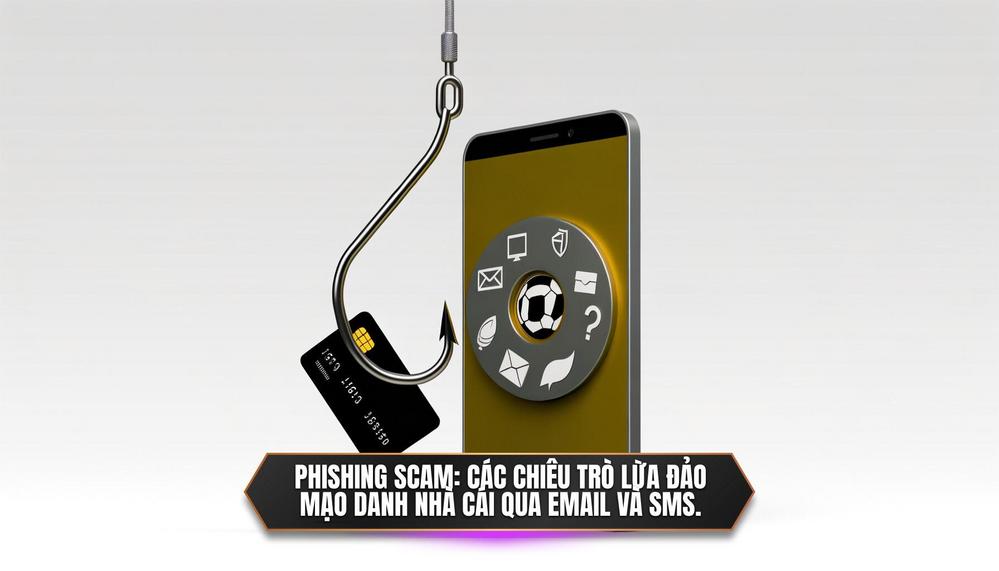 Phishing Scam_ Các chiêu trò lừa đảo mạo danh nhà cái qua email và SMS.